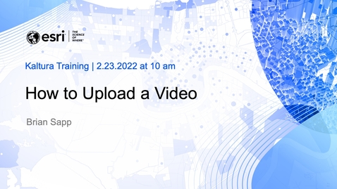 Thumbnail for How to Upload a Video