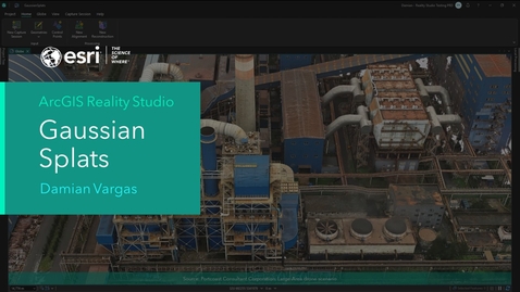 Thumbnail for Gaussian splats in ArcGIS Reality Studio