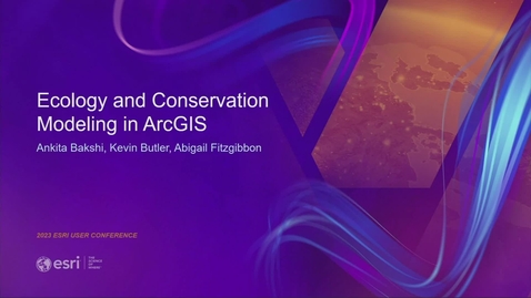 Thumbnail for entry Ecology and Conservation Modeling in ArcGIS