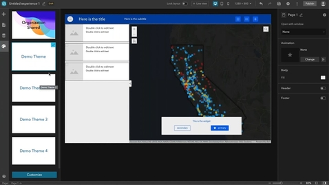 Thumbnail for entry Developing with ArcGIS Experience Builder