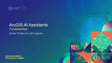 Thumbnail for ArcGIS AI Assistants: Fundamentals