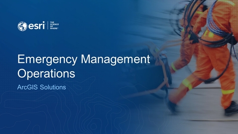 Thumbnail for entry Emergency Management Operations