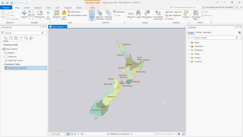 Thumbnail for Explore data in ArcGIS Pro