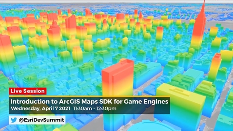 Thumbnail for entry ArcGIS Map SDK for Game Engine