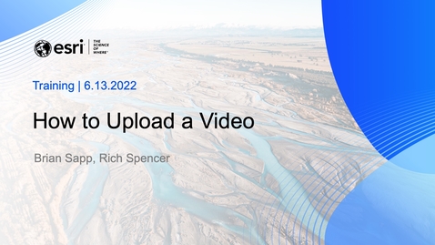 Thumbnail for How to Upload a Video