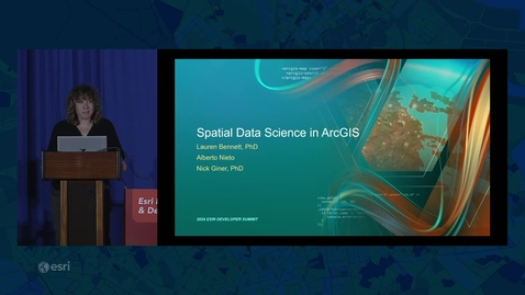 Thumbnail for entry Spatial Data Science in ArcGIS