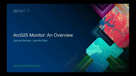 Thumbnail for ArcGIS Monitor: An Overview