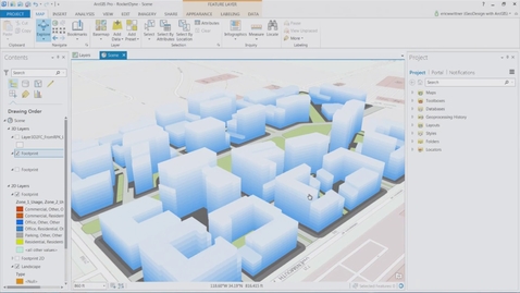 Thumbnail for entry Creating Rule Packages (RPKS) for ArcGIS Pro and CityEngine with CGA