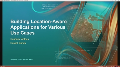 Thumbnail for entry Building Location-Aware Applications for Various Use Cases