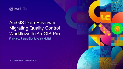 Thumbnail for ArcGIS Data Reviewer: Migrating Quality Control Workflows to ArcGIS Pro