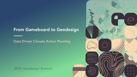 Thumbnail for From Gameboard to Geodesign:Data-Driven Climate Action Planning