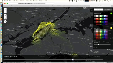 Thumbnail for entry Visualizing Big Data with the ArcGIS API for JavaScript and WebGL