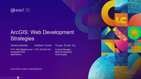Thumbnail for ArcGIS: Web Development Strategies