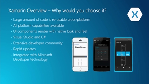 Thumbnail for Xap a Map In Your App and Go Mobile With Xamarin