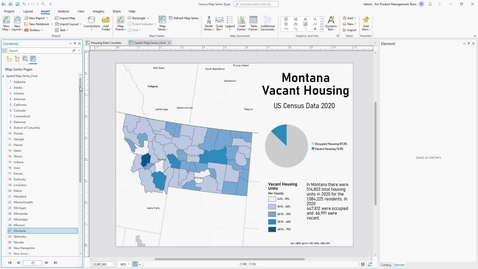 Thumbnail for Spatial map series in ArcGIS Pro