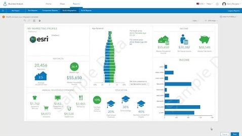 Thumbnail for Building infographics in Business Analyst