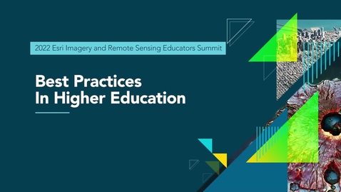 Thumbnail for Working Group: Best Practices in Imagery and Remote Sensing Education