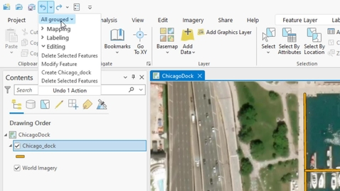 Thumbnail for entry Filter undo actions in ArcGIS Pro