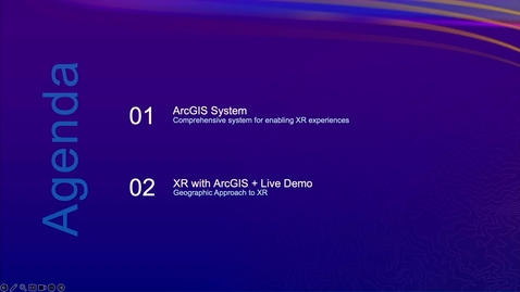 Thumbnail for ArcGIS: Extended Reality(XR)