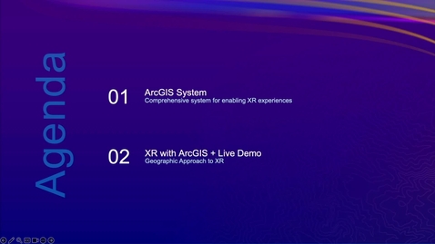 Thumbnail for entry ArcGIS: Extended Reality(XR)