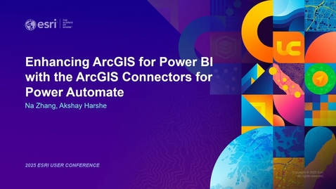 Thumbnail for Enhancing ArcGIS for Power BI with the ArcGIS Connectors for Power Automate
