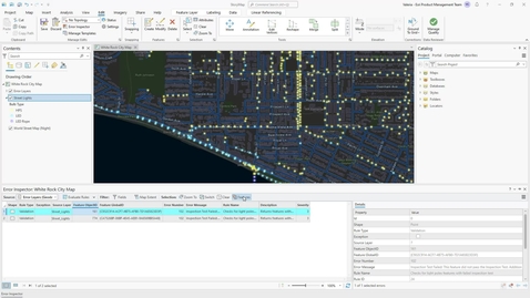 Thumbnail for entry Evaluate a validation rule using the Error Inspector in ArcGIS Pro