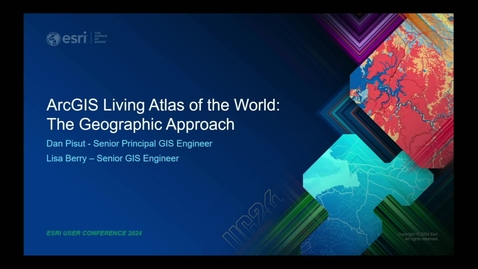 Thumbnail for ArcGIS Living Atlas of the World: The Geographic Approach