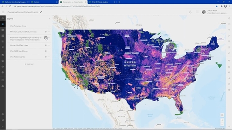 Thumbnail for entry Wildfire &amp; Conservation: ArcGIS Image for ArcGIS Online