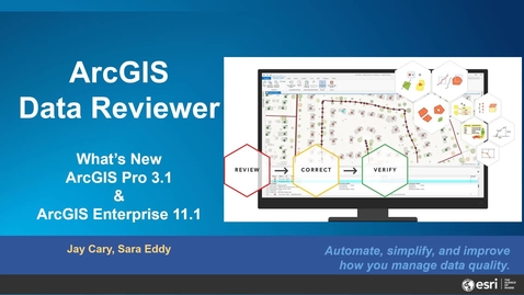 Thumbnail for entry ArcGIS Data Reviewer— What's New in February 2023