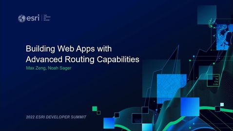 Thumbnail for entry Building Web Apps with Advanced Routing Capabilities