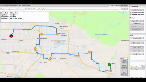 Thumbnail for ArcGIS Runtime: Network Analysis