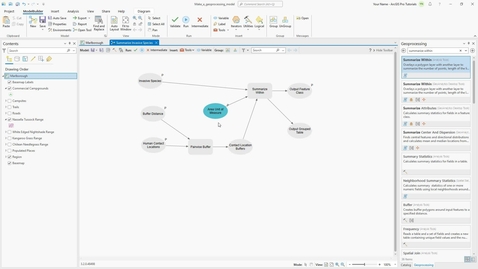 Thumbnail for Make a geoprocessing model in ArcGIS Pro