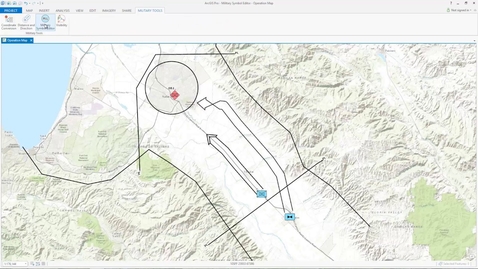 Thumbnail for Military Tools for ArcGIS in ArcGIS Pro: Using Military Symbol Editor
