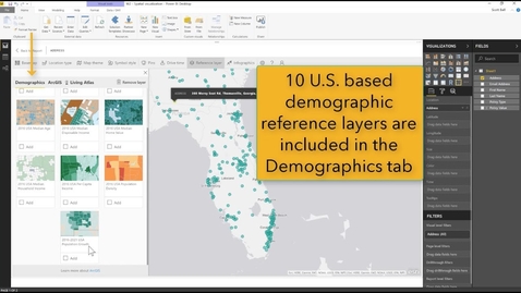 Thumbnail for ArcGIS Maps for Power BI Tip: Boost BI with More Data