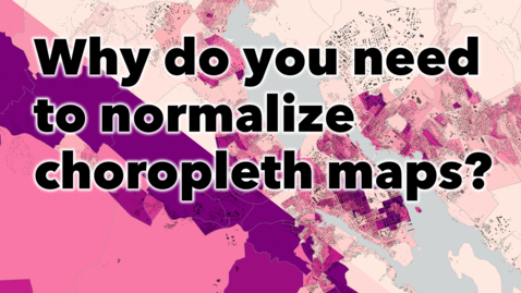 Thumbnail for Why do you need to normalize choropleth maps?
