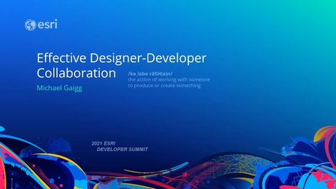 Thumbnail for entry Effective Designer-Developer Collaboration