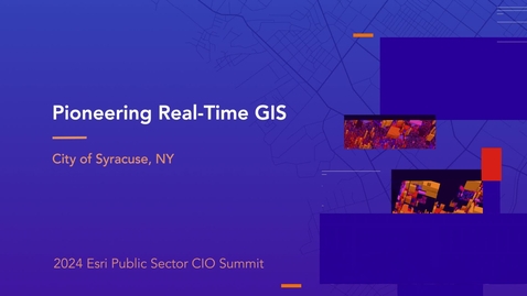 Thumbnail for Pioneering Real-Time GIS for Fleet Management - City of Syracuse, NY