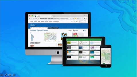 Thumbnail for ArcGIS Runtime: Working with Your Portal