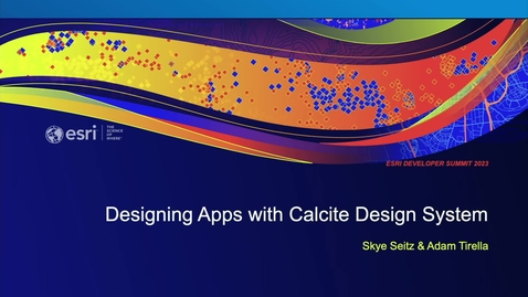 Thumbnail for entry Designing Apps with Calcite Design System