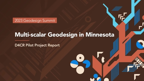 Thumbnail for entry Multi-scalar Geodesign in Minnesota: D4CR Pilot Project Report