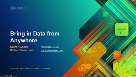Thumbnail for ArcGIS Maps SDK for JavaScript: Bring in Data from Anywhere