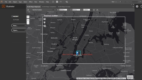 Thumbnail for ArcGIS Maps for Adobe® Creative Cloud® - Mapboard