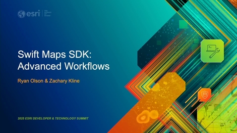 Thumbnail for Swift Maps SDK: Advanced Workflows