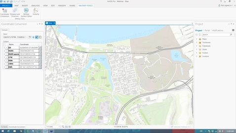 Thumbnail for entry Military Tools for ArcGIS: Coordinate Conversion