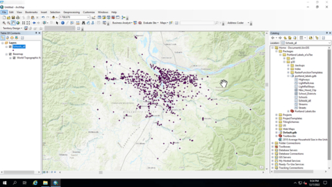 Thumbnail for entry How To: Calculate the Total Number of Fields in a Feature Class using Python ListFields () in ArcMap