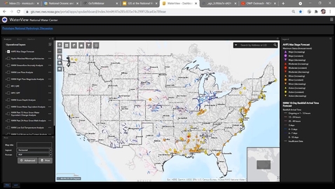 Thumbnail for GIS for Improved Decision Making at the NOAA National Water Center