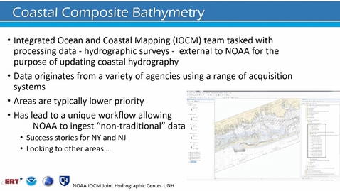 Thumbnail for entry Procedures and Organization for the Coastal Composite Bathymetry Projects