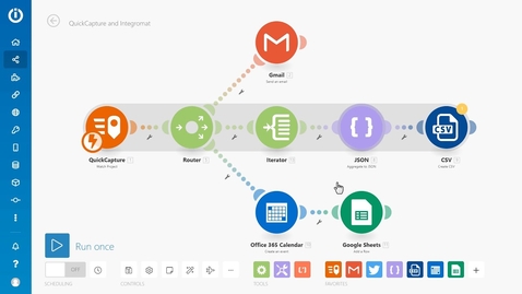 Thumbnail for Automate Workflows with Integromat | ArcGIS QuickCapture