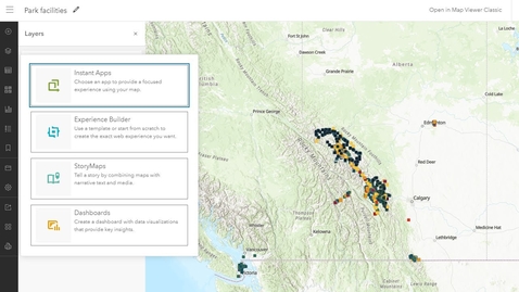 Thumbnail for ArcGIS Online: App Basics