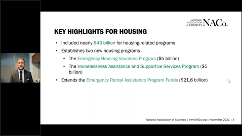 Thumbnail for entry Aligning Your Programs with Federal Funding: A Focus on Housing, Economic Development, and Planning